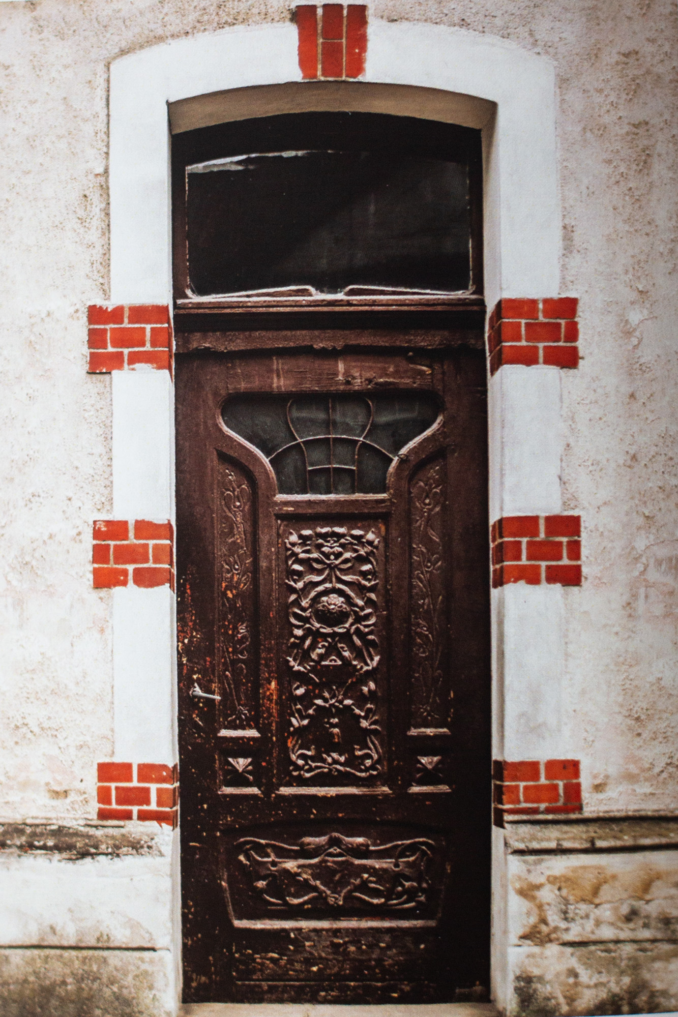 Drzwi, Dobre Miasto, ul. Warszawska 3 z cyklu Przejście